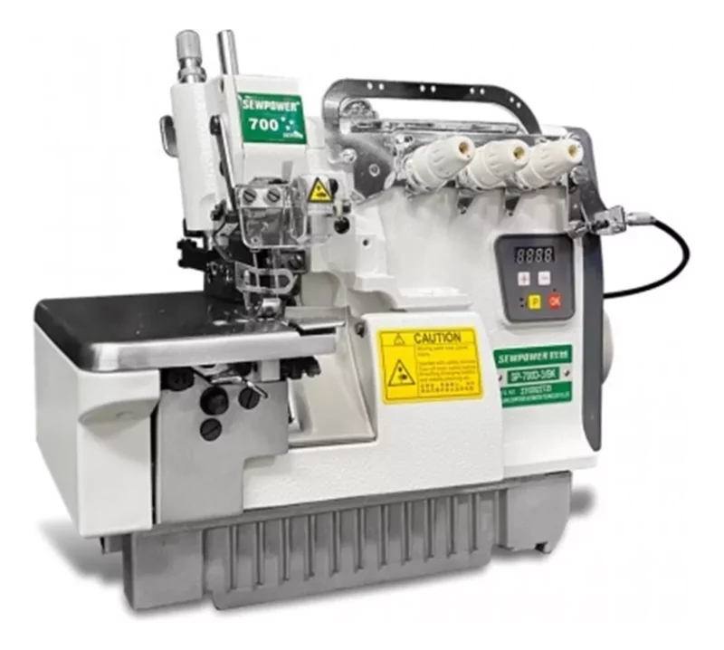 Máquina de costura Overlock SP-700D-4 Overloque Ponto Cadeia com Motor Direct Drive