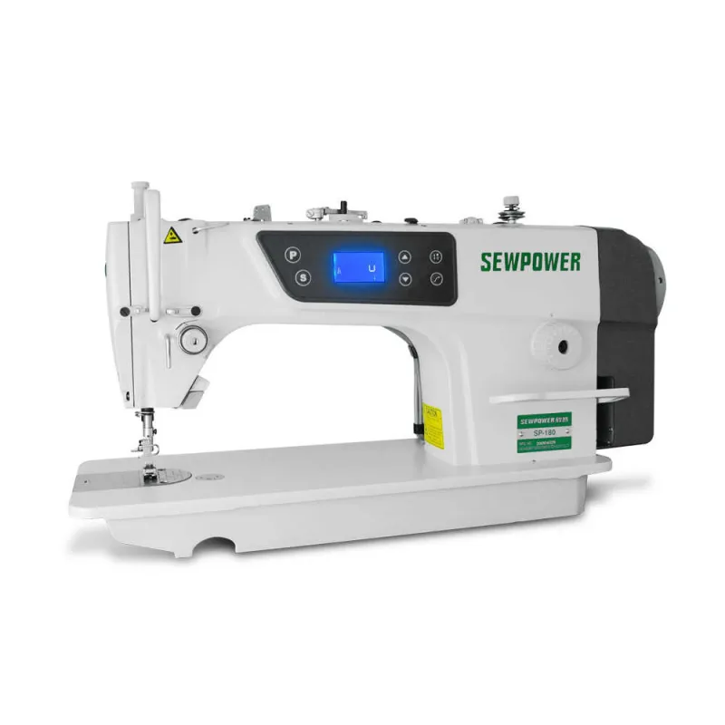 Máquina de costura SP-180 Reta com Parada de Agulha e Motor Direct Drive